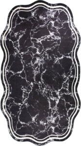 Černý koberec 230x160 cm