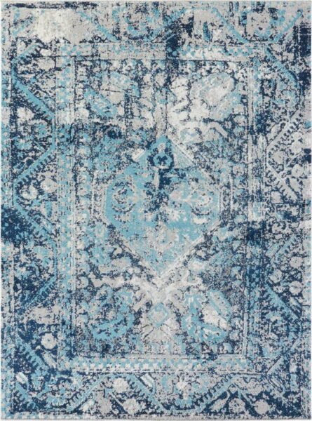 Modrý koberec Nouristan Chelozai