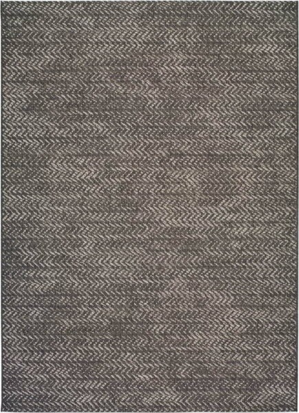 Antracitový venkovní koberec 60x110 cm