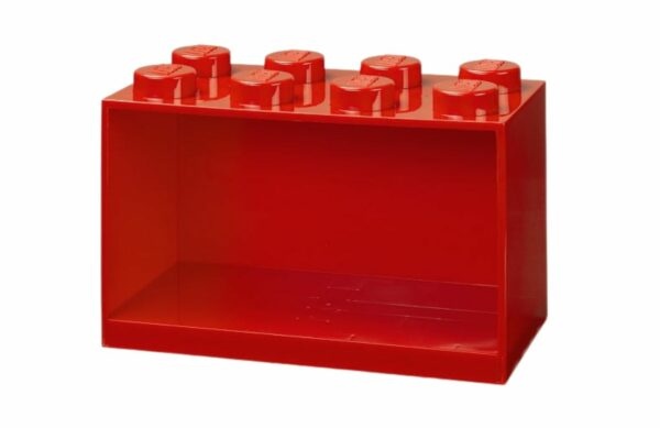 Červená nástěnná police LEGO® Storage 21 x 32