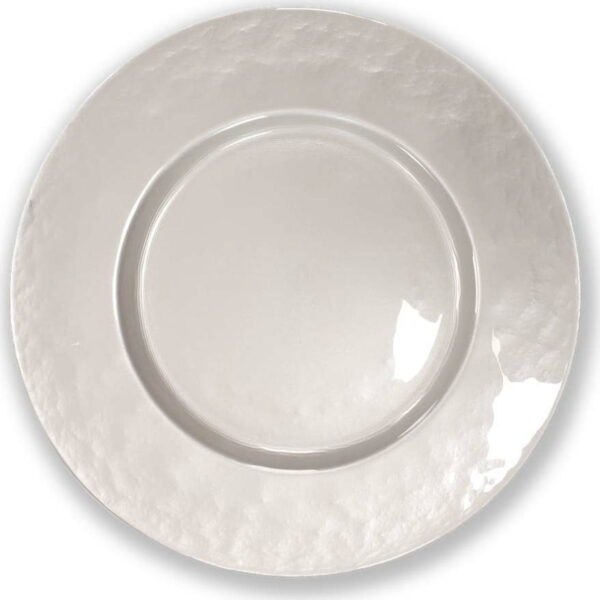 Skleněný talíř ve stříbrné barvě Brandani
