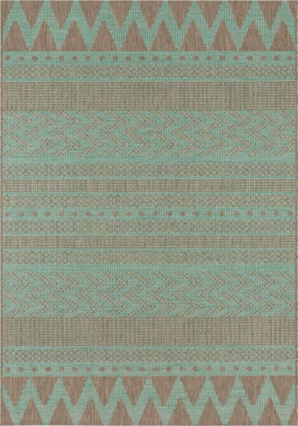 Zeleno-béžový venkovní koberec NORTHRUGS Sidon
