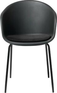 Černá jídelní židle Unique