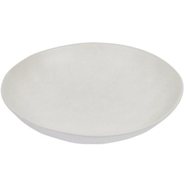Bílý porcelánový hluboký talíř Kave Home