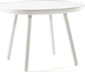 Bílý stolek z masivu EMKO