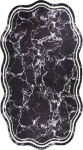 Černý koberec 100x60 cm