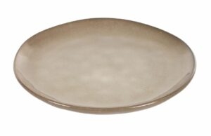 Hnědý keramický dezertní talíř Kave Home