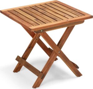 Zahradní odkládací stolek z akáciového dřeva Le