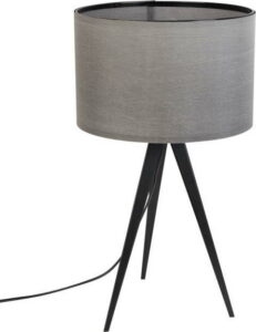 Černo-šedá stolní lampa Zuiver Tripod