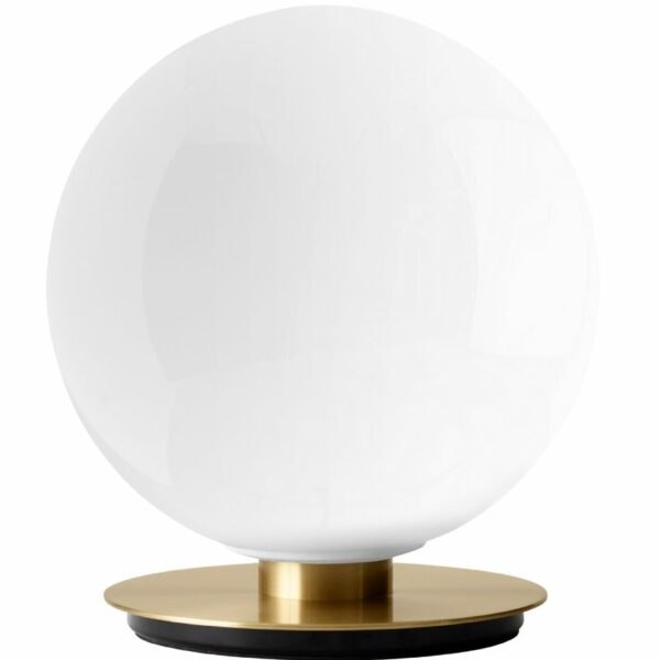 Leskle opálově bílá skleněná nástěnná/stolní lampa MENU TR 22
