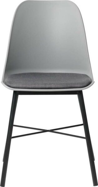 Sada 2 šedých židlí Unique
