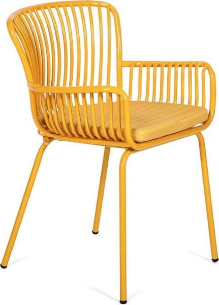 Sada 2 žlutých zahradních židlí Bonami Selection