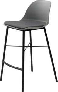 Šedá barová židle Unique
