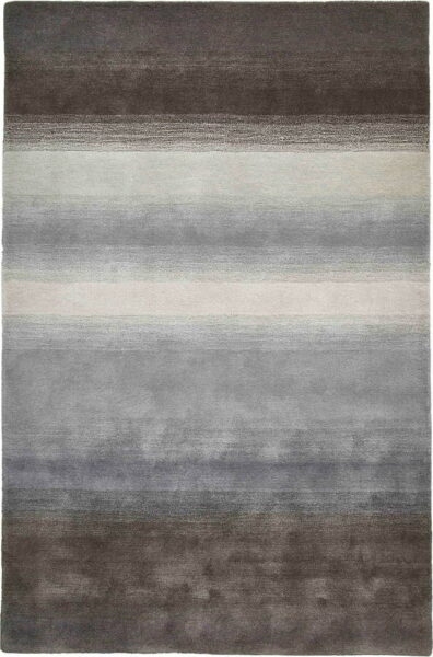 Šedý vlněný koberec 170x120 cm