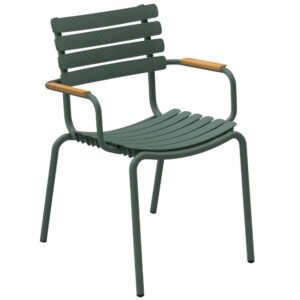 Zelená plastová zahradní židle HOUE ReClips