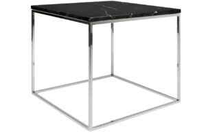 Černý mramorový konferenční stolek TEMAHOME Gleam 50 x