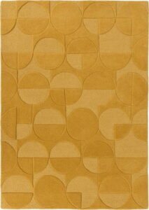 Žlutý vlněný koberec Flair Rugs Gigi