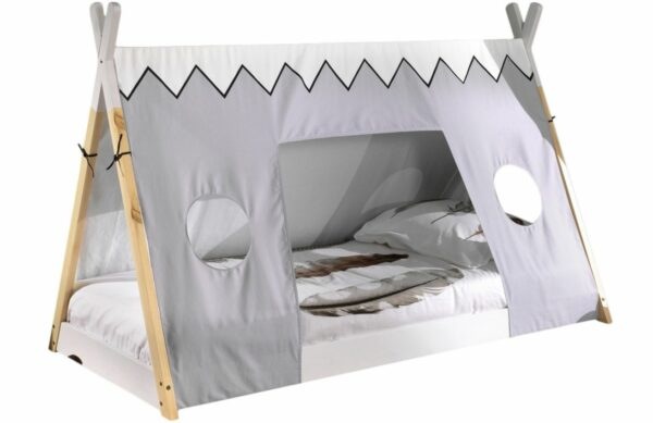 Borovicová postel Vipack Tipi 90 x