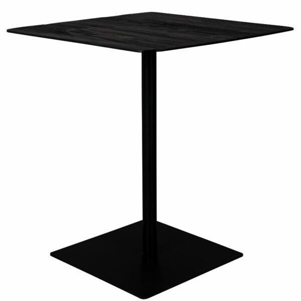 Černý borovicový bistro stolek DUTCHBONE Braza Square
