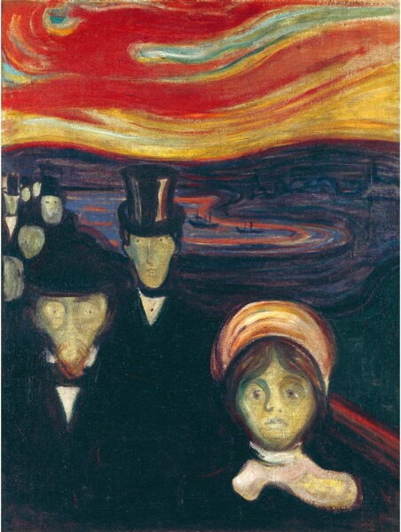 Reprodukce obrazu Edvard Munch - Anxiety