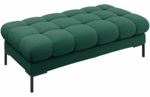 Zelená látková lavice MICADONI Mamaia 133