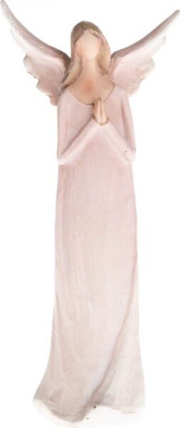 Růžová dekorativní soška Dakls Praying