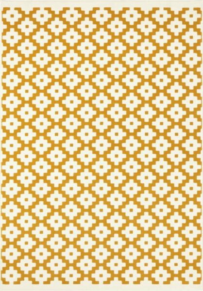 Krémovo-žlutý koberec Hanse Home Celebration Lattice