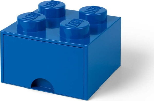 Modrý úložný box se