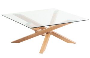 Skleněný konferenční stolek Kave Home Kamido