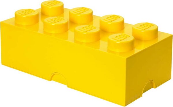 Tmavě žlutý úložný box