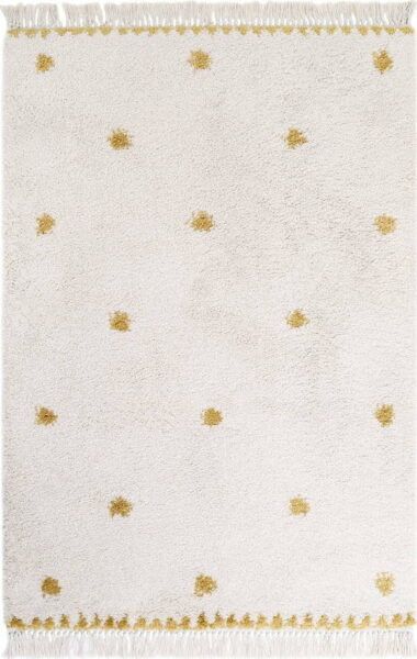 Béžovo-žlutý koberec Nattiot Wooly