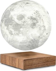 Stolní levitující lampa ve tvaru Měsíce