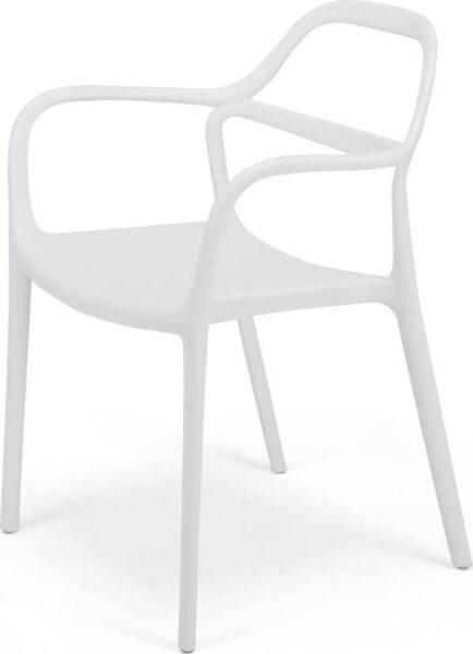 Sada 2 bílých jídelních židlí Bonami