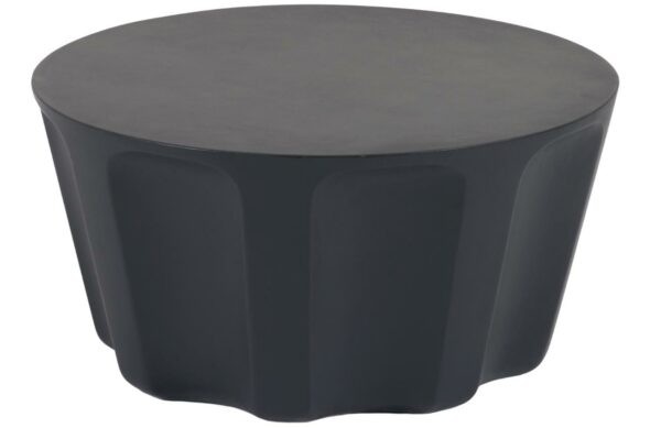 Černý cementový konfereční stolek Kave Home