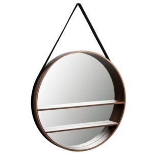 Ořechové závěsné zrcadlo Kave Home