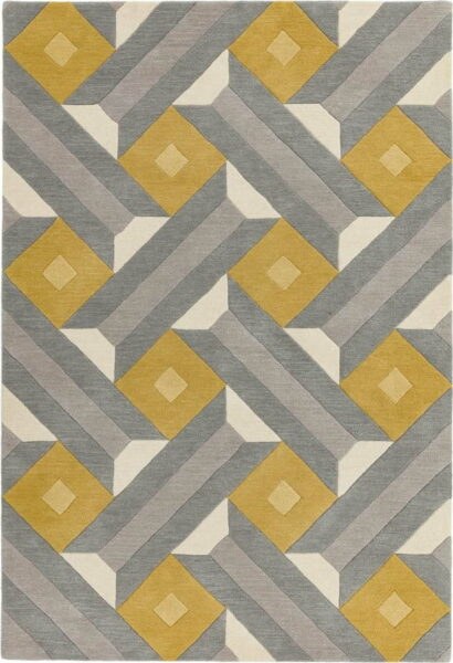 Šedo-žlutý koberec Asiatic Carpets Reef Motif