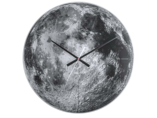 Time for home Skleněné nástěnné hodiny Luna