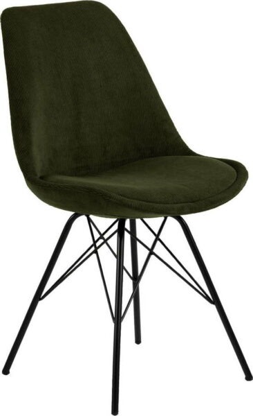 Tmavě zelená jídelní židle Eris