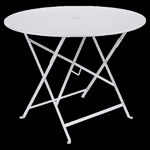 Bílý kovový skládací stůl Fermob Bistro