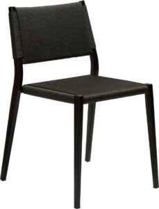 Černá jídelní židle DAN-FORM