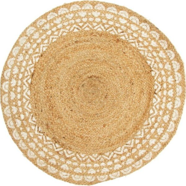 Jutový koberec s příměsí bavlny Sass