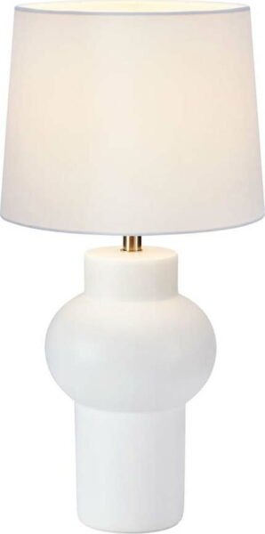 Bílá stolní lampa Shape -