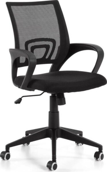 Černá kancelářská židle Kave Home