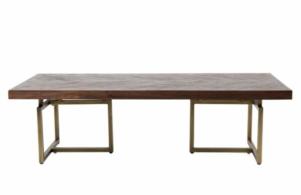 Hnědý dřevěný konferenční stolek DUTCHBONE Class