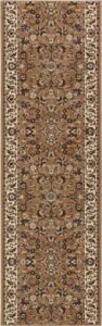 Hnědý koberec běhoun 350x80 cm Vintage