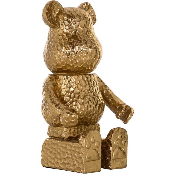 Zlatá dekorativní soška Richmond Bear