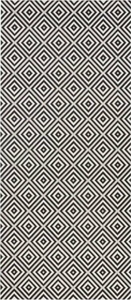 Černo-bílý venkovní koberec NORTHRUGS