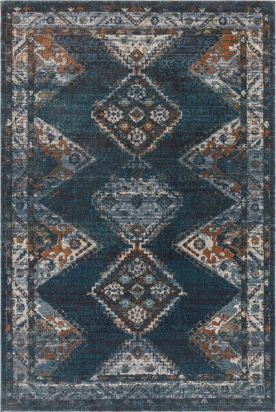 Modrý koberec 290x195 cm Zola - Asiatic