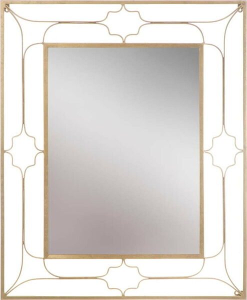 Nástěnné zrcadlo ve zlaté barvě Mauro
