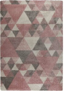 Růžovo-šedý koberec Flair Rugs Nuru